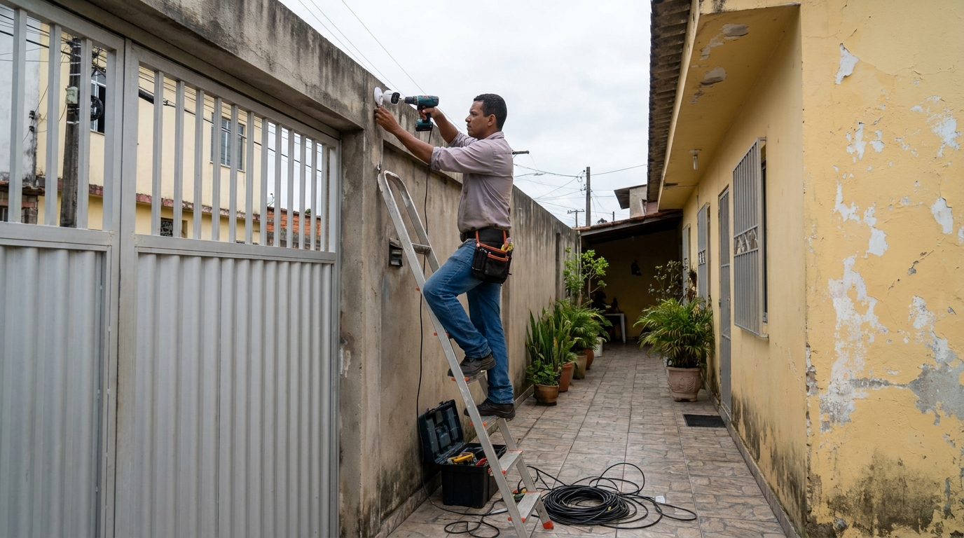 Instalacao de cameras de seguranca profissional em Natal‑RN