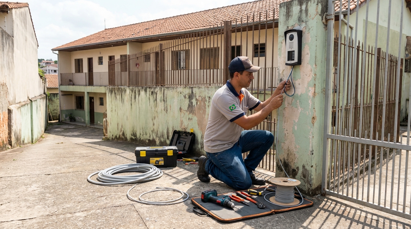 Instalacao de interfone residencial em Natal‑RN