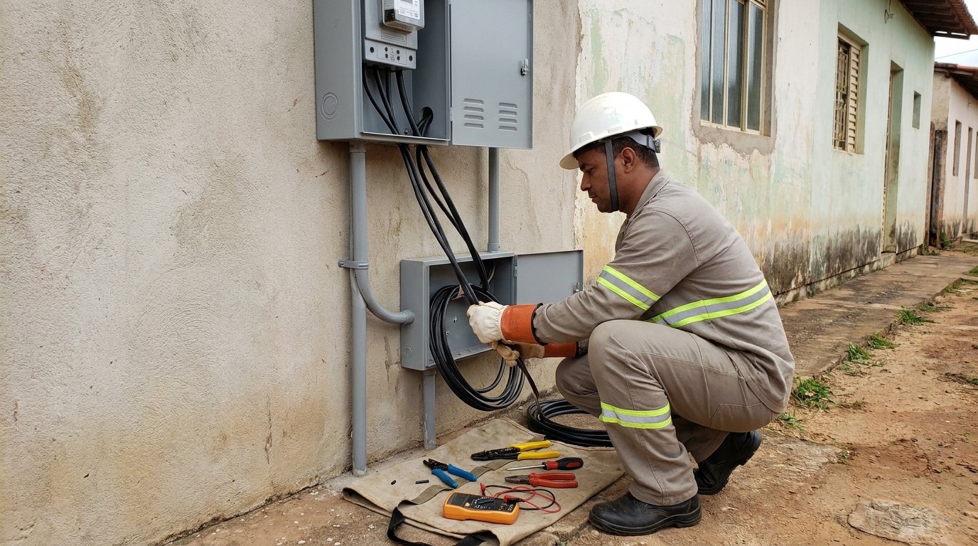 Troca de padrao de energia em Natal‑RN