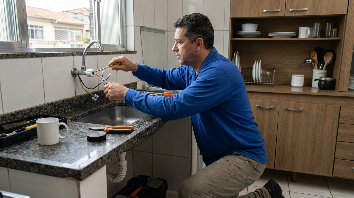 Troca de torneira eletrica em Natal‑RN